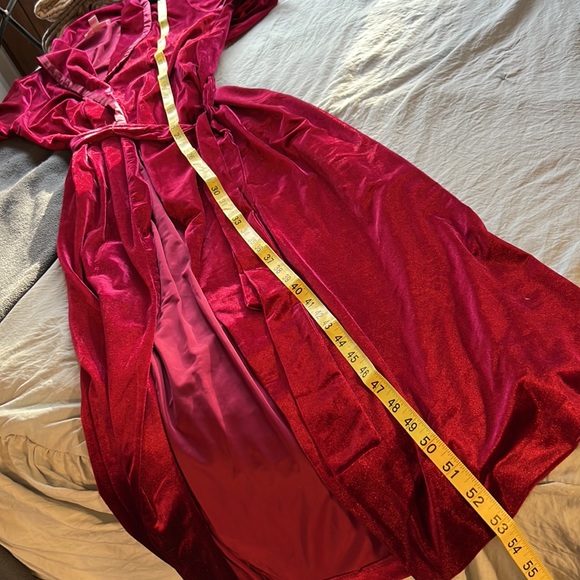NWT Ruby Red Velvet Robe🔥 - Picture 7 of 7